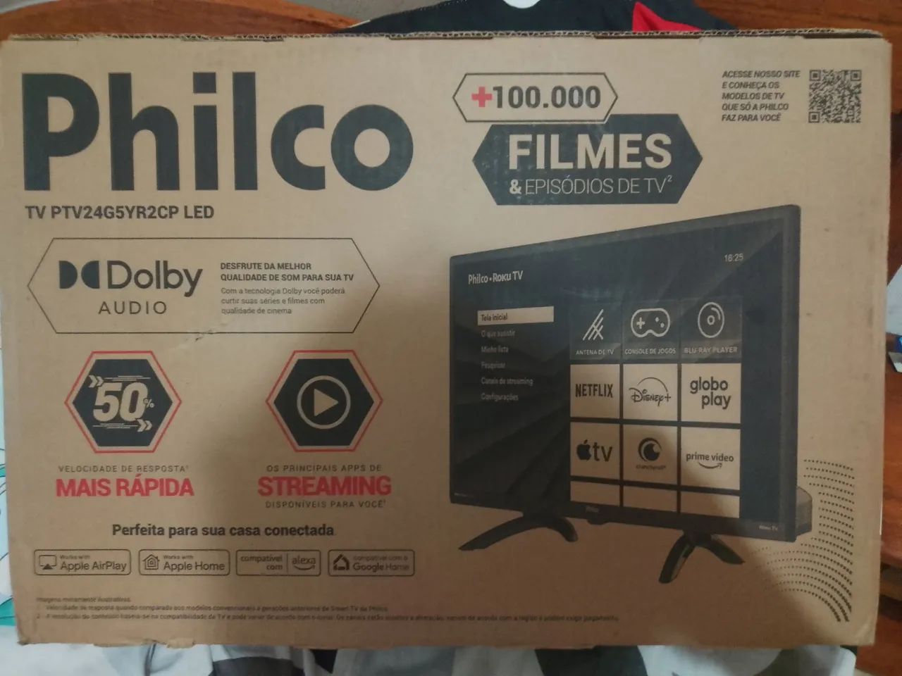 TV PHILCO 24" SMART - NOVA, LACRADA - Foto 5
