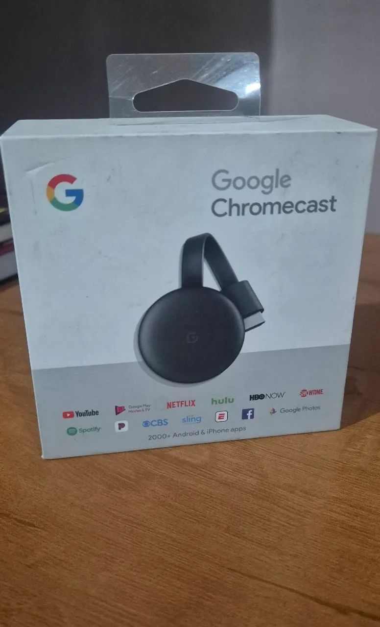 Chromecast 3° Geração Usado na caixa completo! - Foto 4