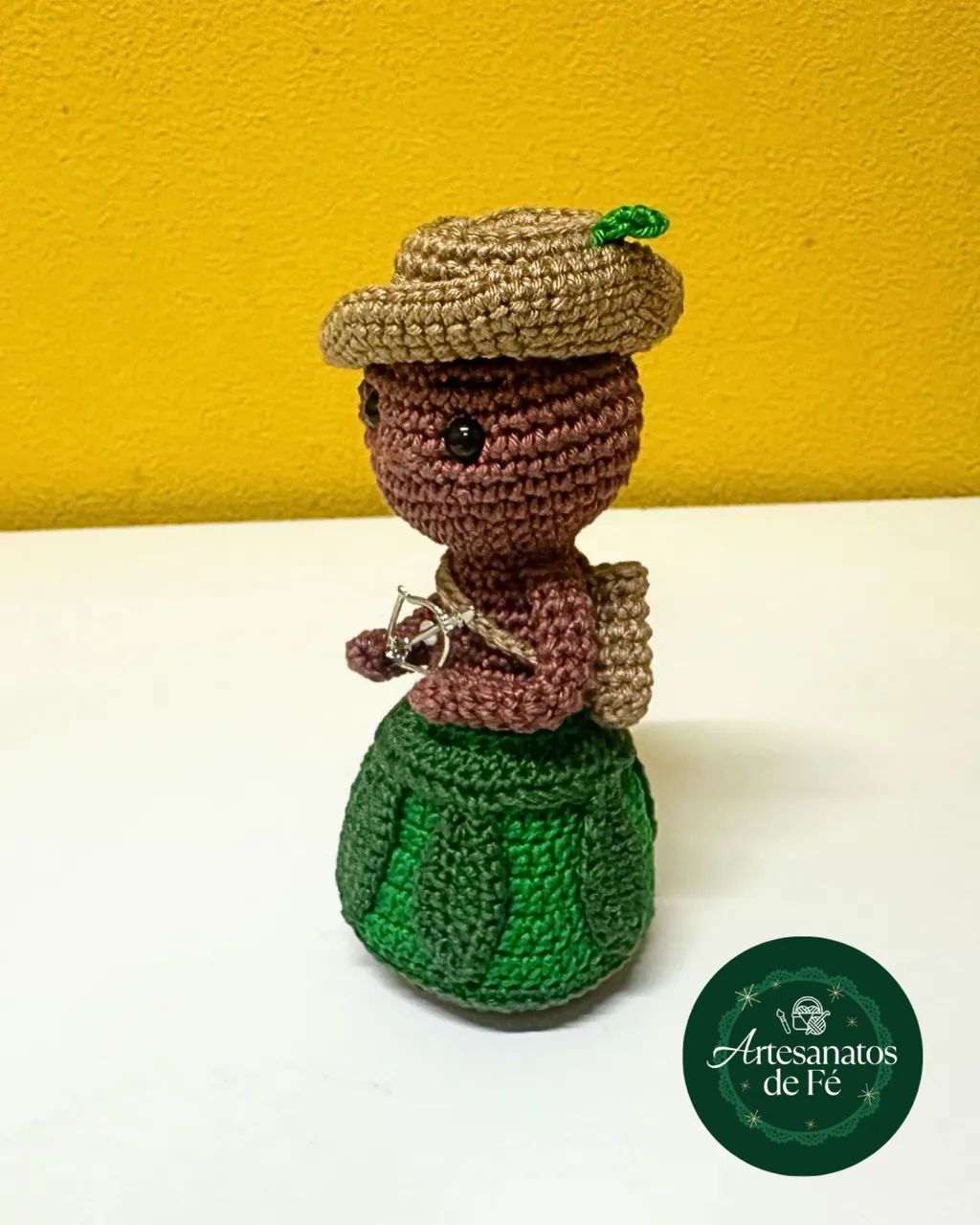 Amigurumi Crochê Oxóssi - Orixás Umbanda - Foto 2