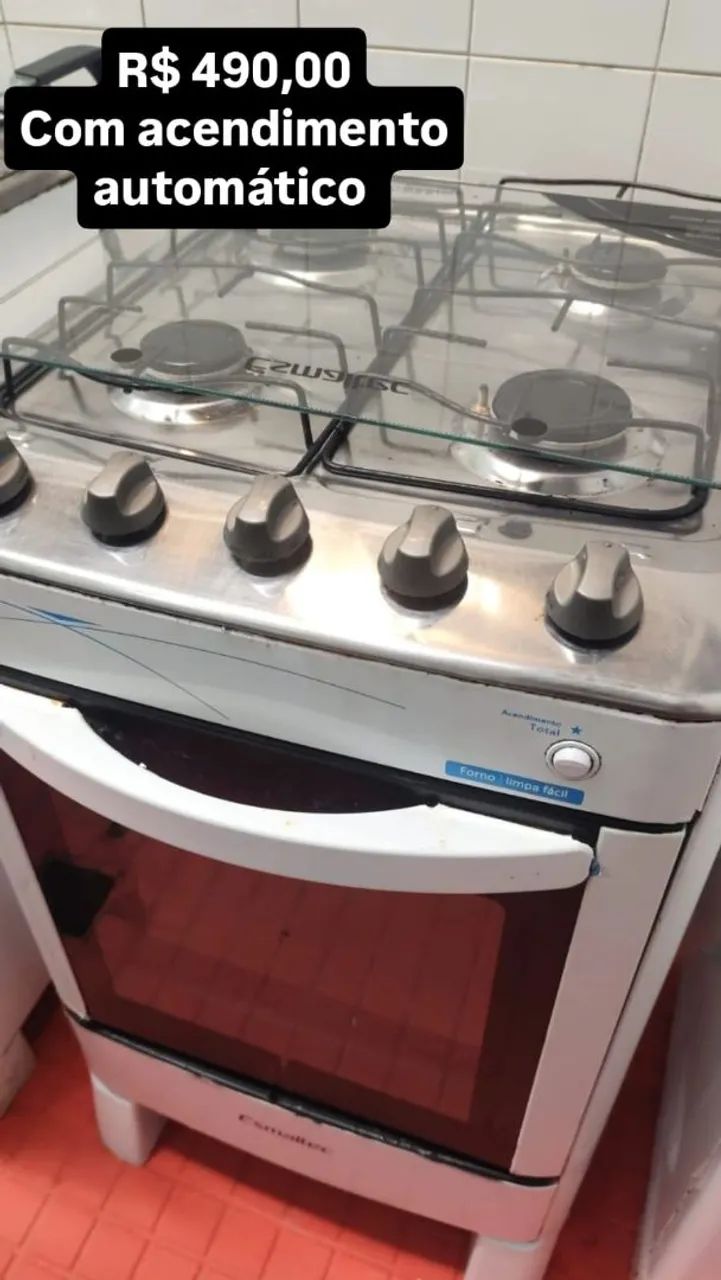 Fogão 4b automático 