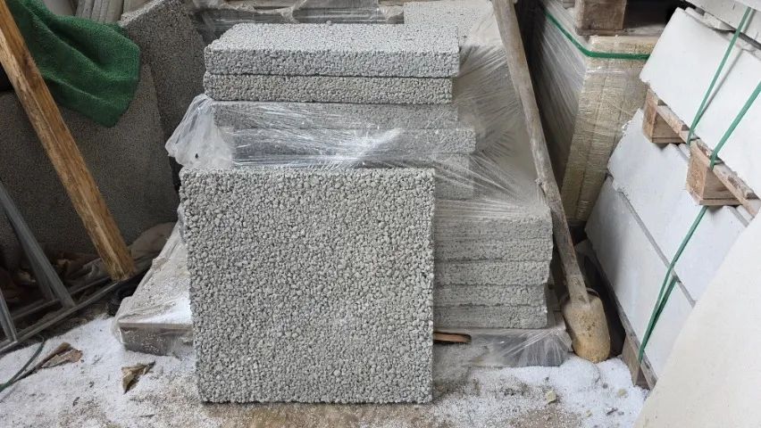 Piso cimenticio drenante 40x40cm, 60x60cm (Permeavel)