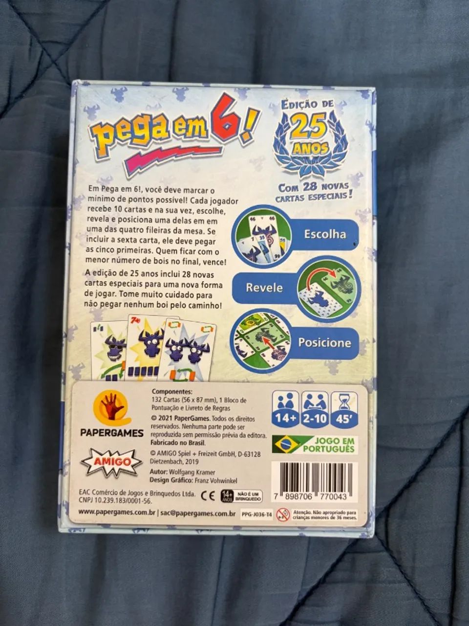 jogo party game - pega em 6 - sleevado - Foto 4