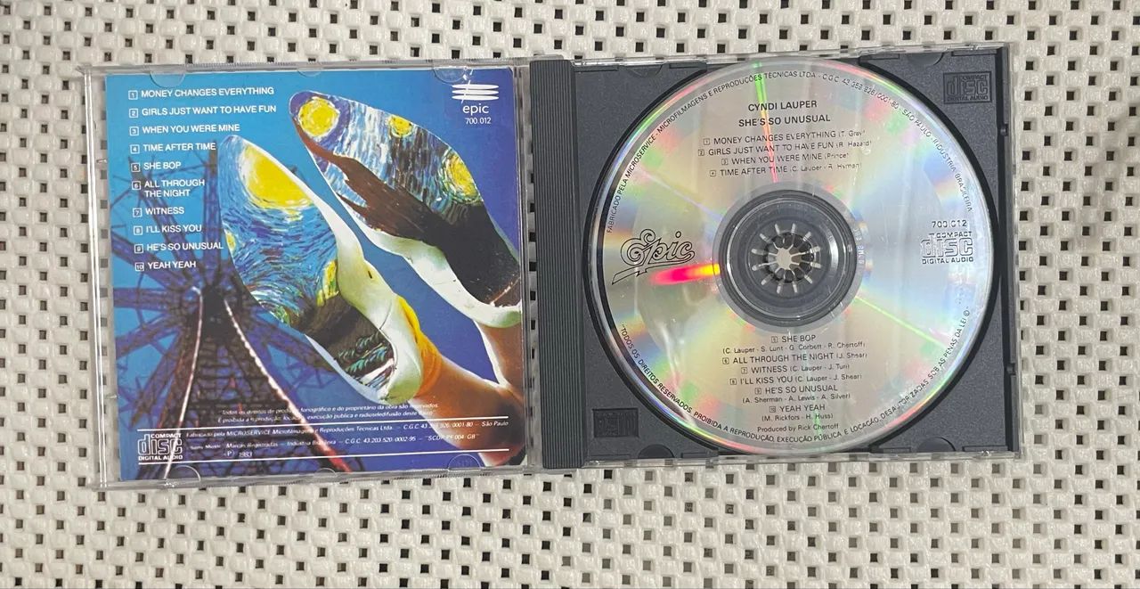 CD Cyndi Lauper - She's So Unusual - Original - Foto 2