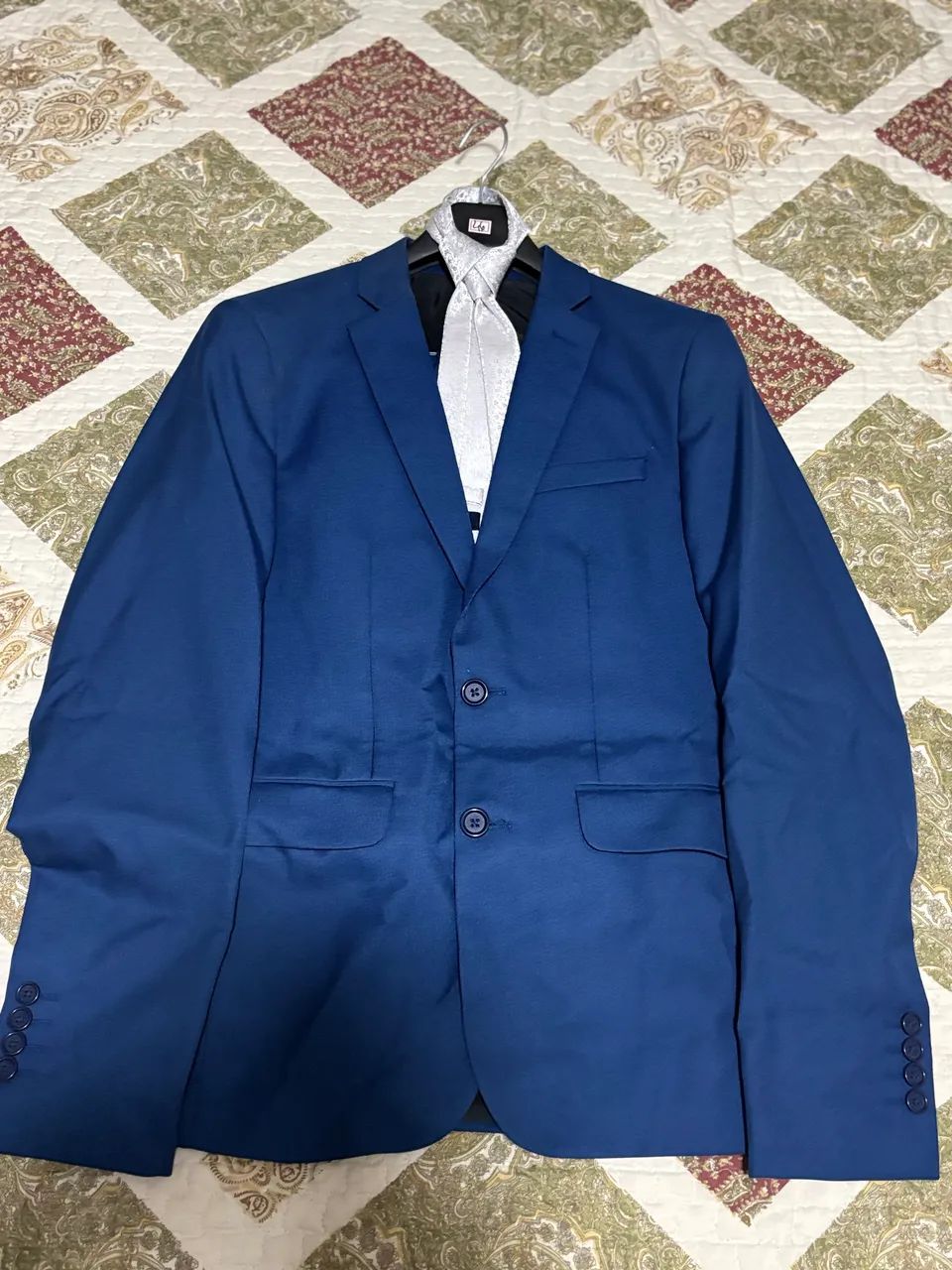Terno slim - Azul tamanho 40  - Foto 2