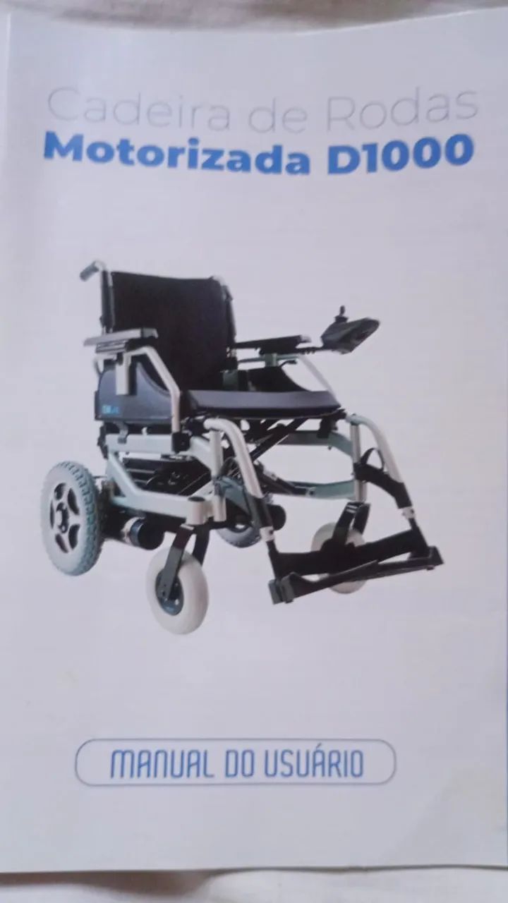 Cadeira de rodas elétrica motorizada D1000 Dellamed - Foto 6