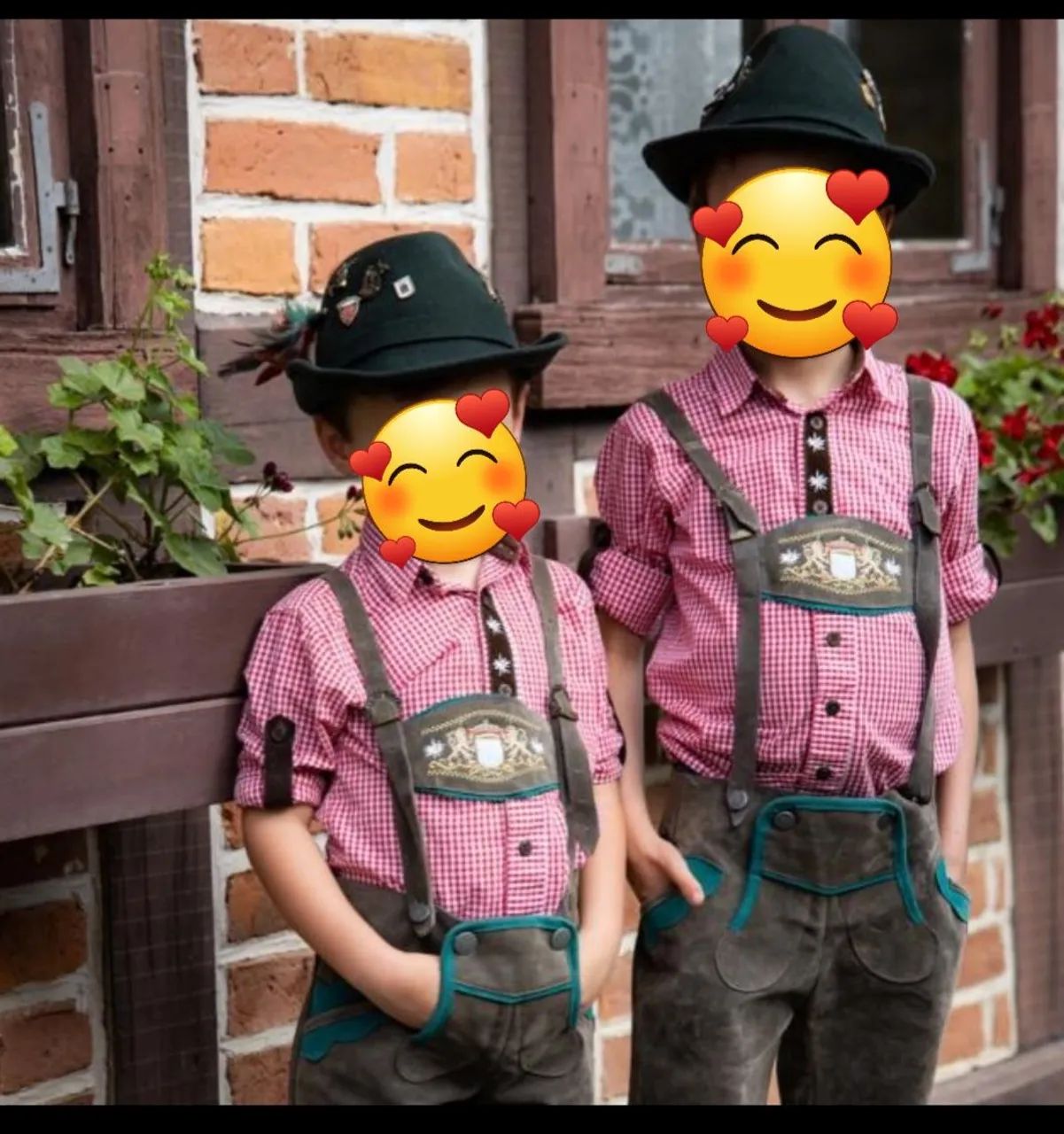 TRAJE TÍPICO ALEMÃO INFANTIL LEDERHOSEN - Foto 4