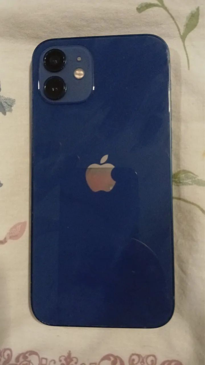Apple iPhone 12 青　64G iPhone 12 Azul 64GB | Conservado | Completo com Caixa