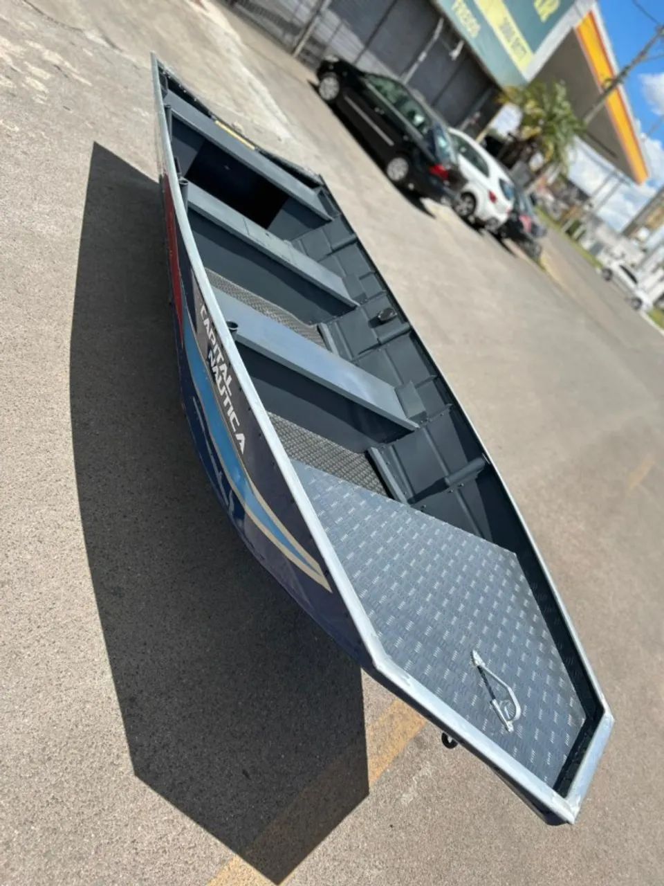 Canoa de alumínio com ótima flutuação - Foto 4