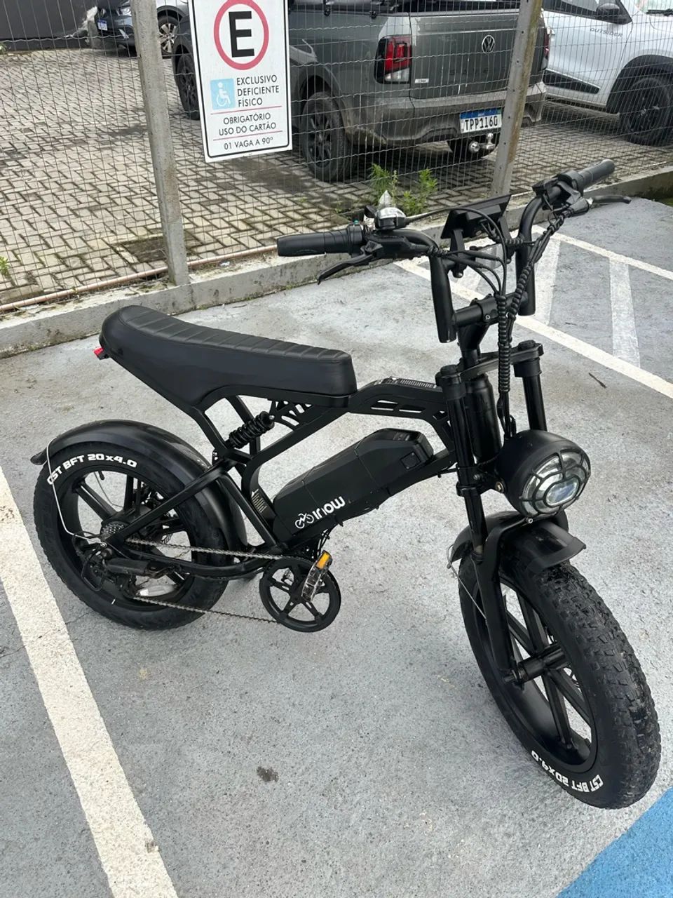 Bicicleta elétrica inow 20v