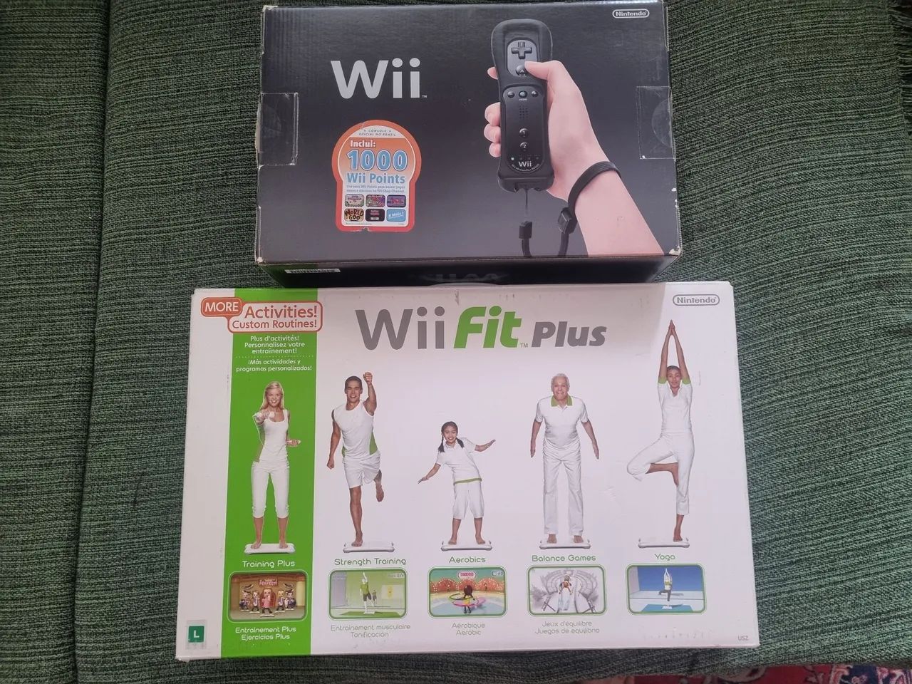 Nintendo Wii com jogos e acessórios 
