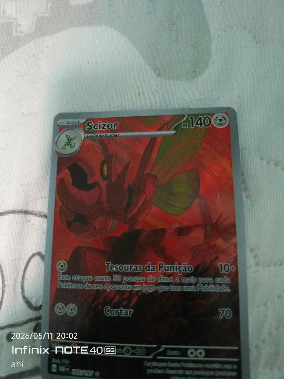 Carta de Pokémon scizor - Brinquedos e Jogos - De Zorzi, Caxias do