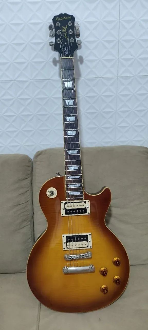 Epiphone Les Paul Standard ブラウン 値下げ交渉可 Epiphone Lês Paul Standart Honeyburst - Instrumentos musicais