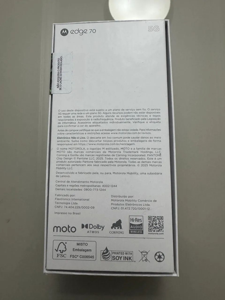 Motorola edge 70 lacrado 