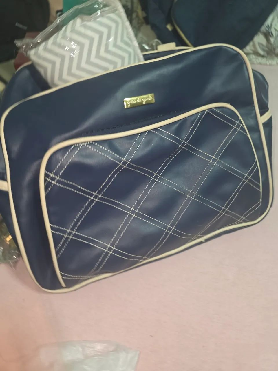 Bolsa maternidade grande Grão de Gente. 