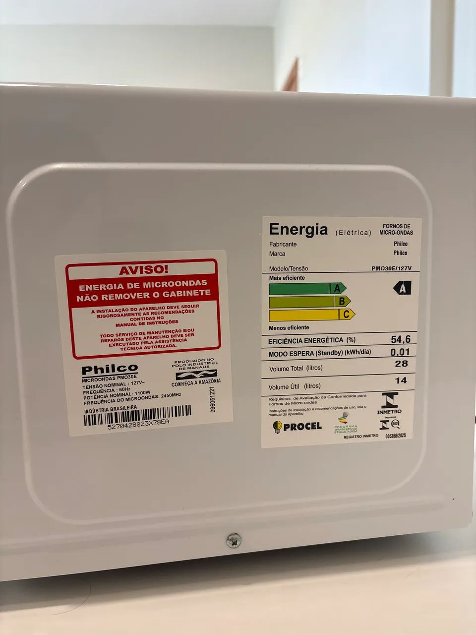 Micro-ondas Philco 28L 1100W - Foto 4