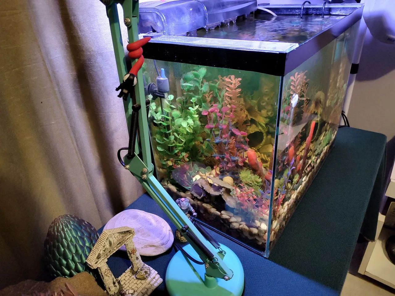 Vendo Aquário com Filtros, Bomba e Termostato - Foto 3