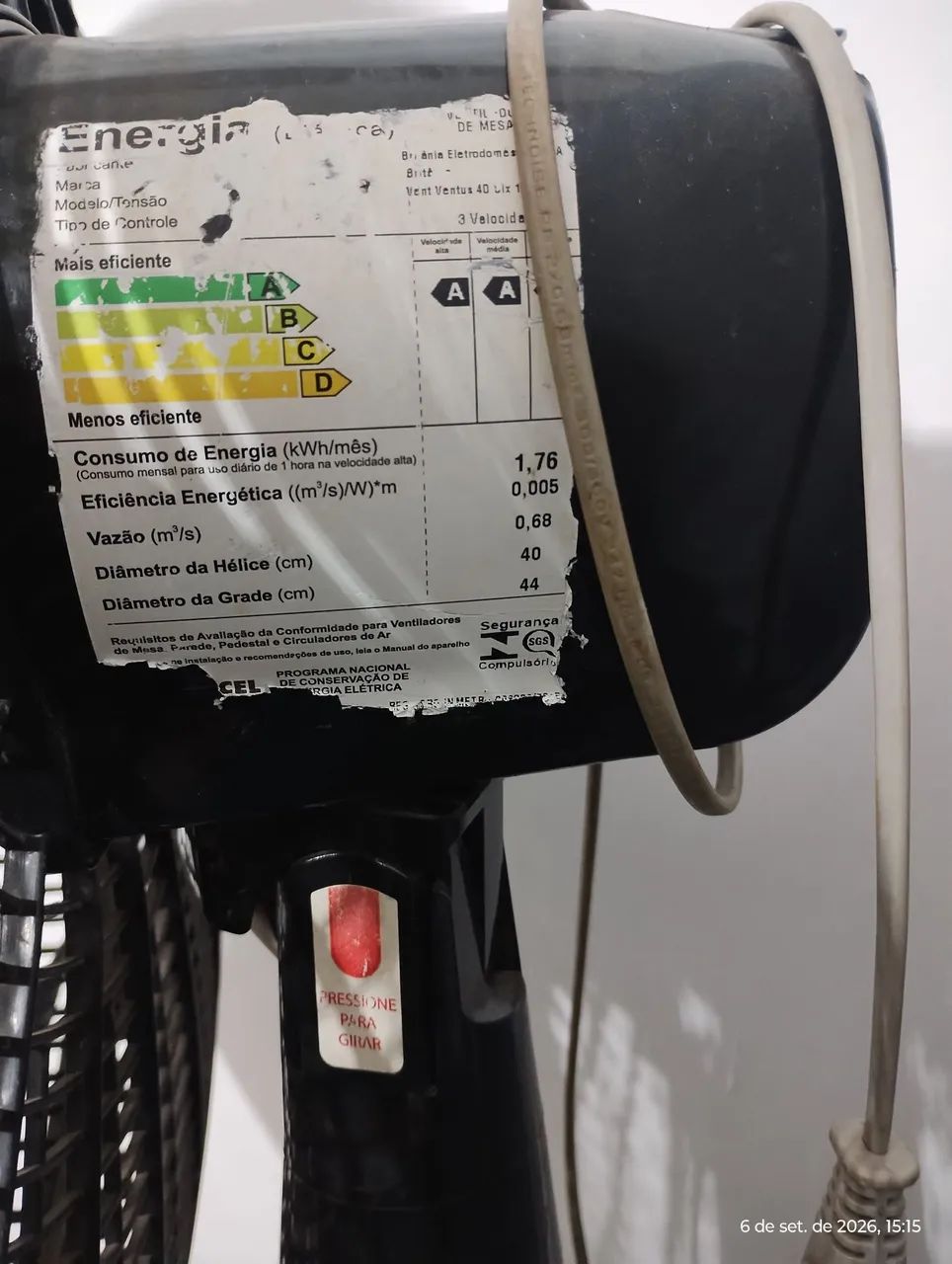 Ventilador Britânia turbo - Foto 3