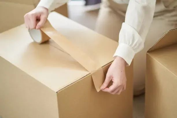 Caixa de papelão sustentável
