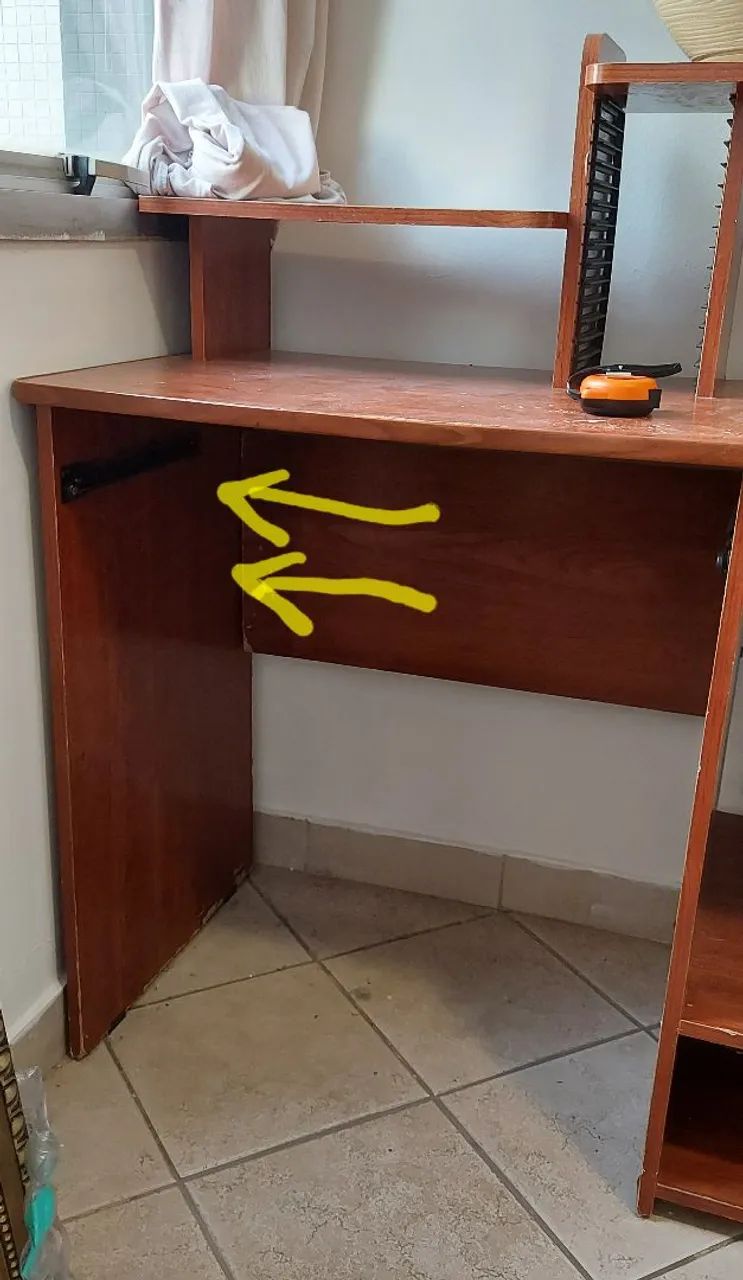 Mesa de computador / escrivaninha 100x50cm - Foto 4