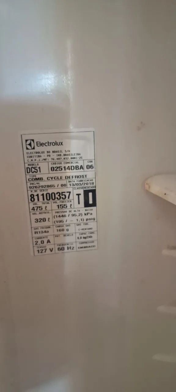 Geladeira Electrolux dúplex 475 litros  otima - Foto 5