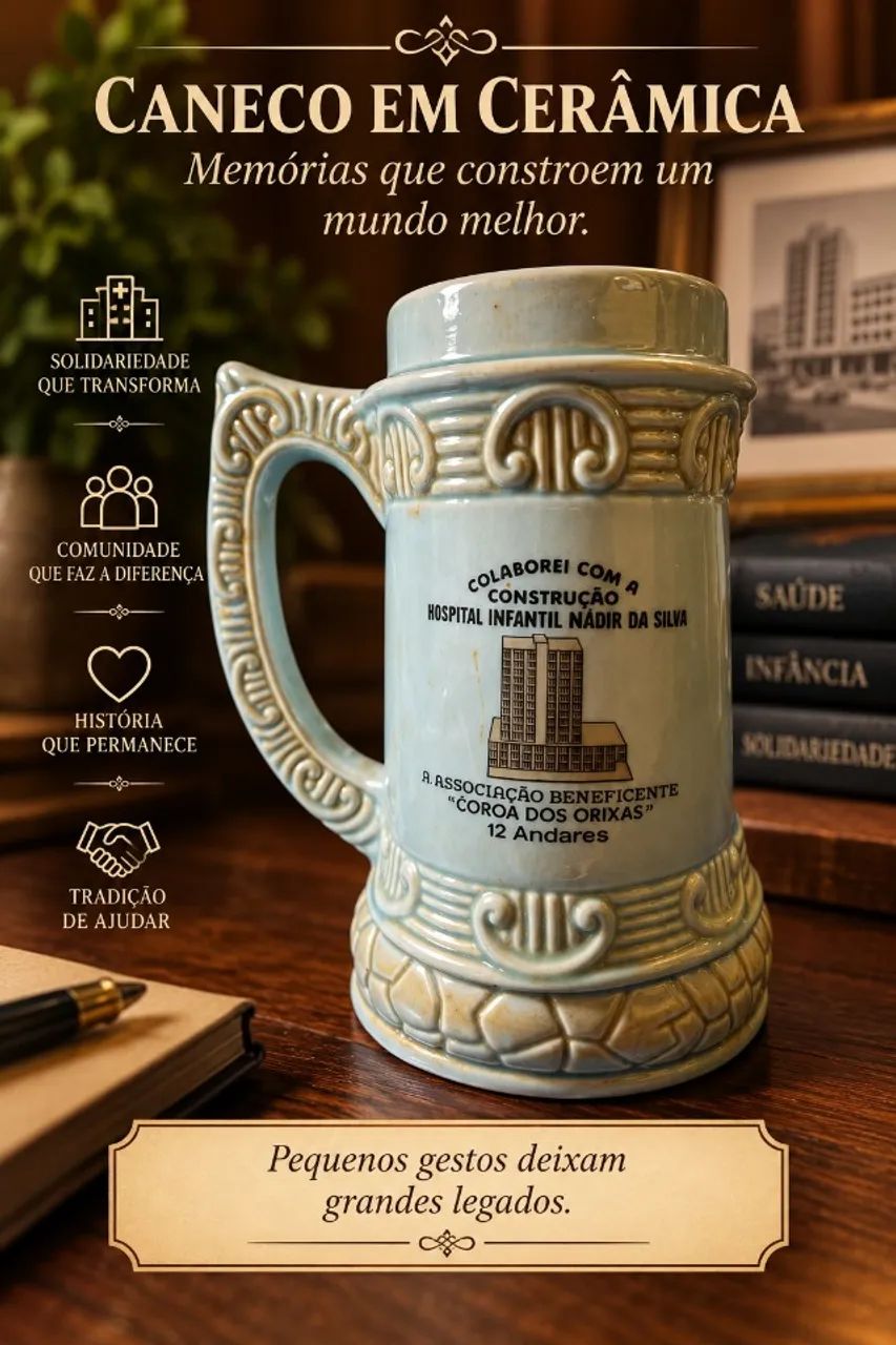 Caneca de Shop - Década 1970