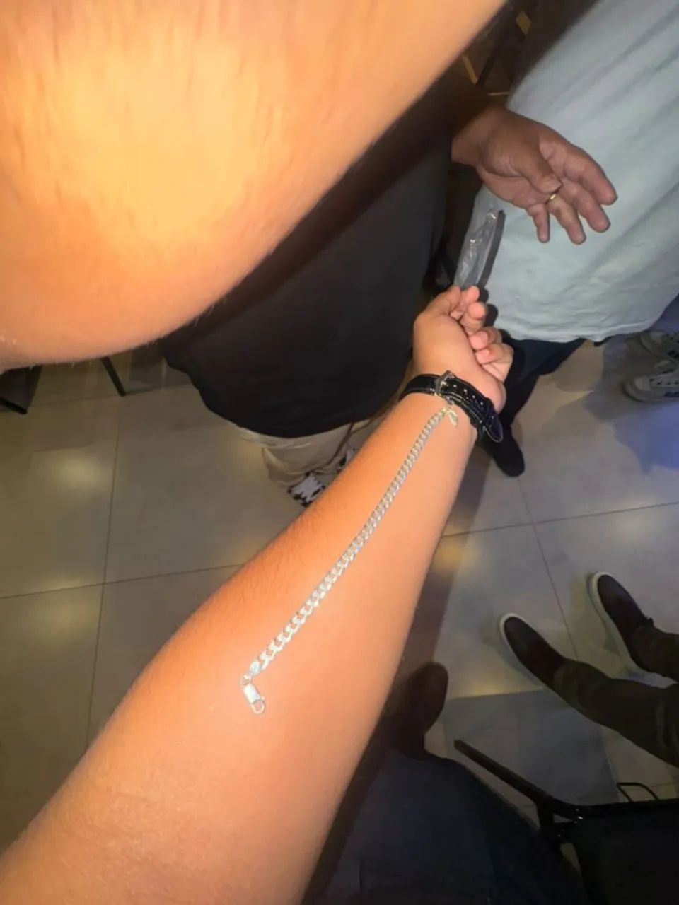 Conjunto de prata 925 (cordão e pulseira) - Foto 4