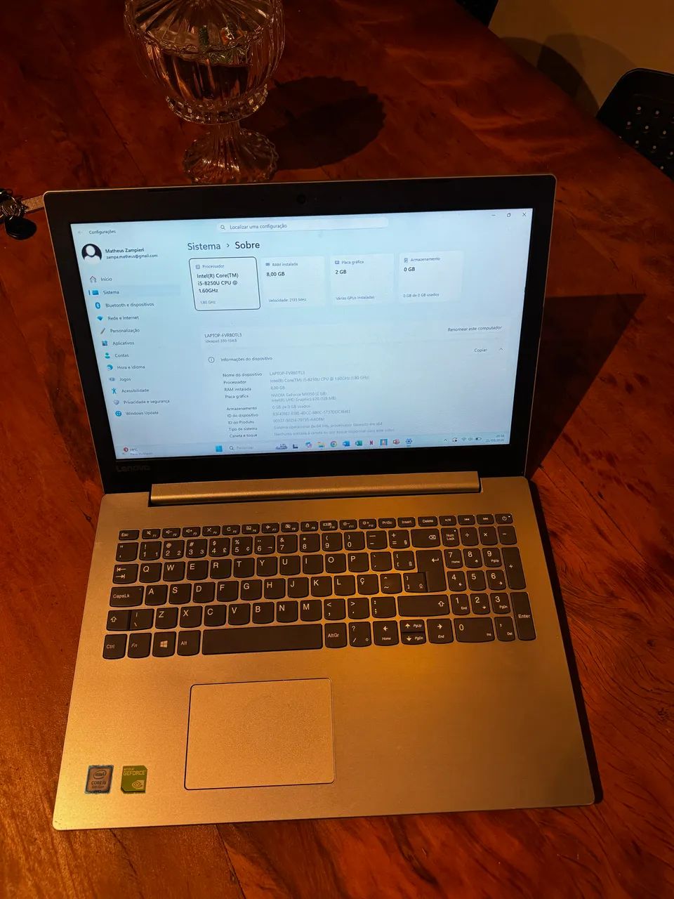 Notebook Lenovo com Placa Nvidia - Foto 2