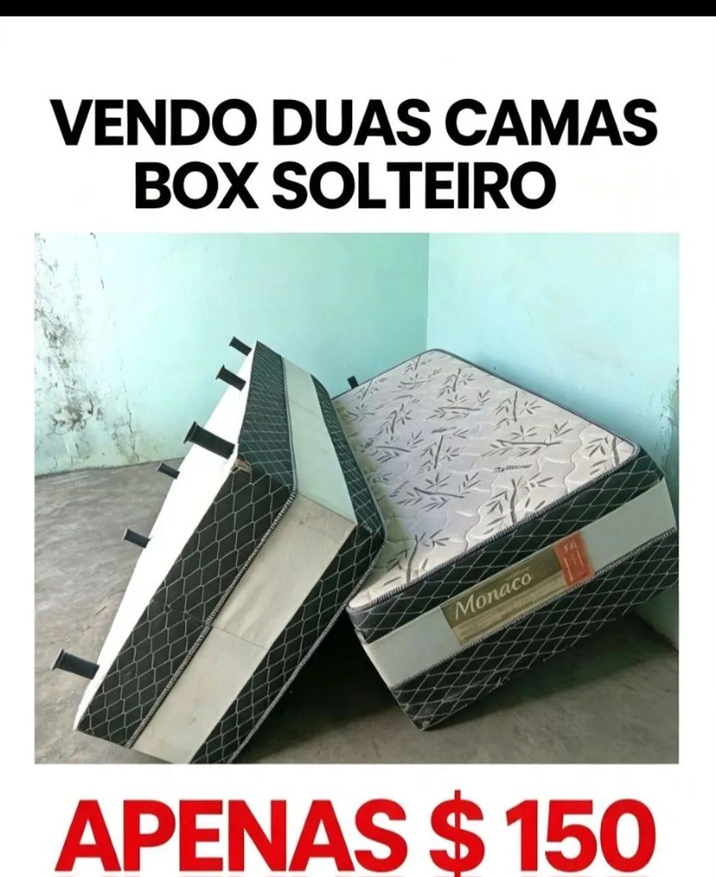 Cama box solteiro 
