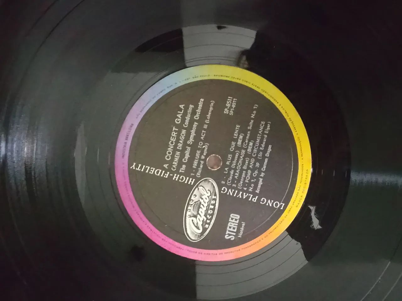 Disco de Vinil de música clássica Carmen Dragon conducts e encapado  - Foto 4