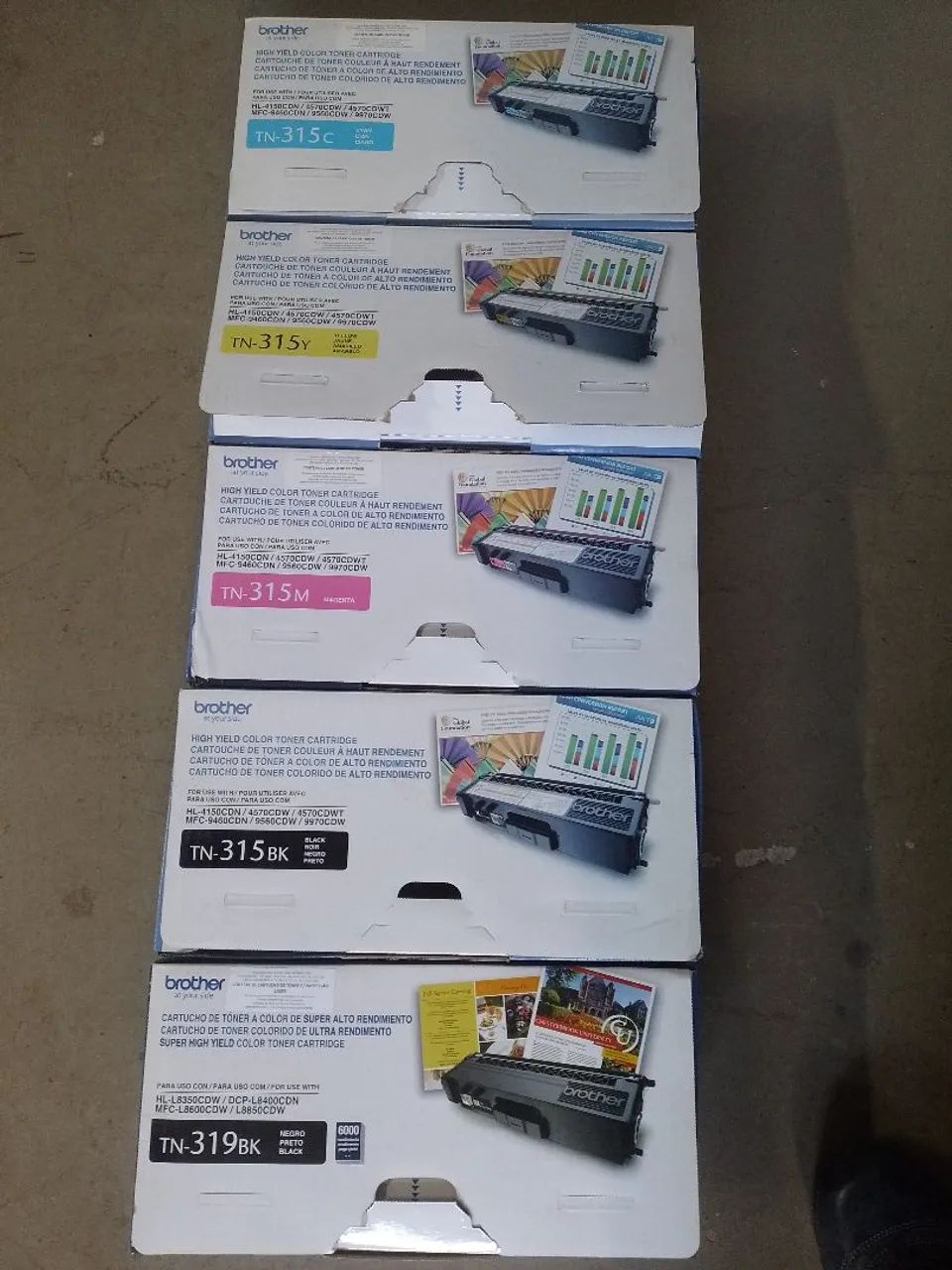 Cartuchos de Toner brother 
