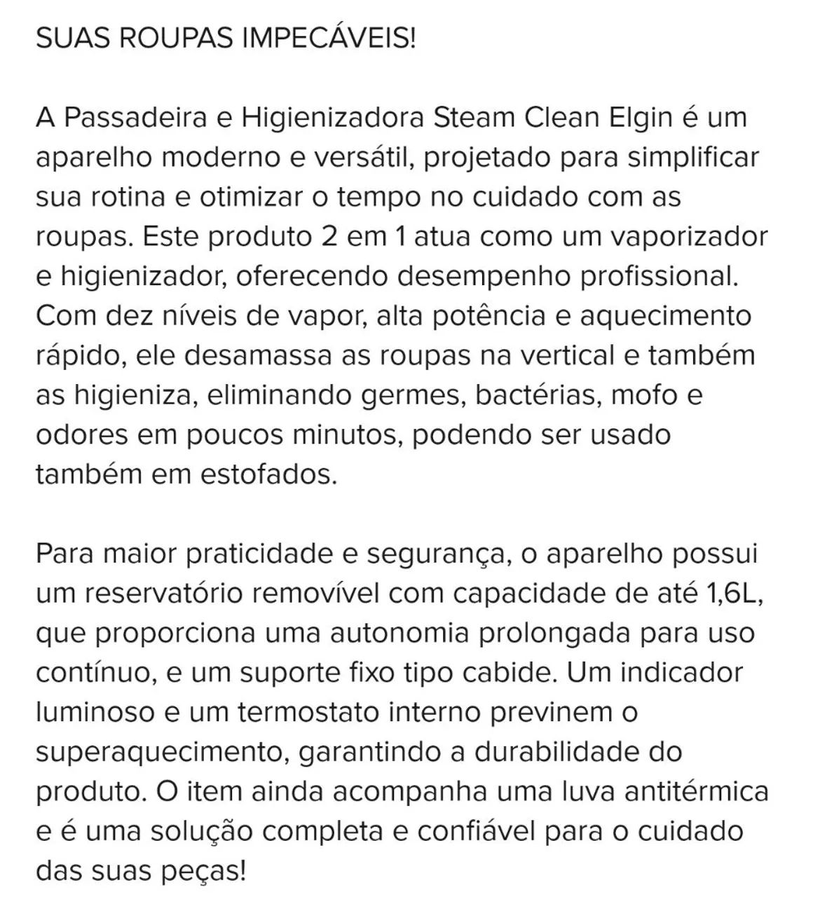 Passadeira e higienizadora vertical  - Foto 2