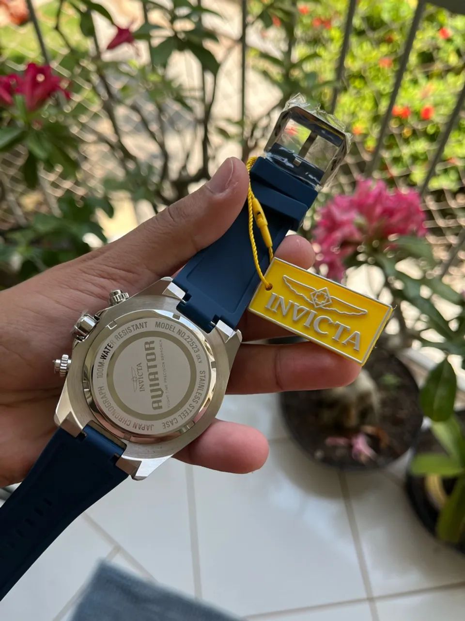 Relógio Invicta Aviator, Quartzo de aço inoxidável  - Foto 3
