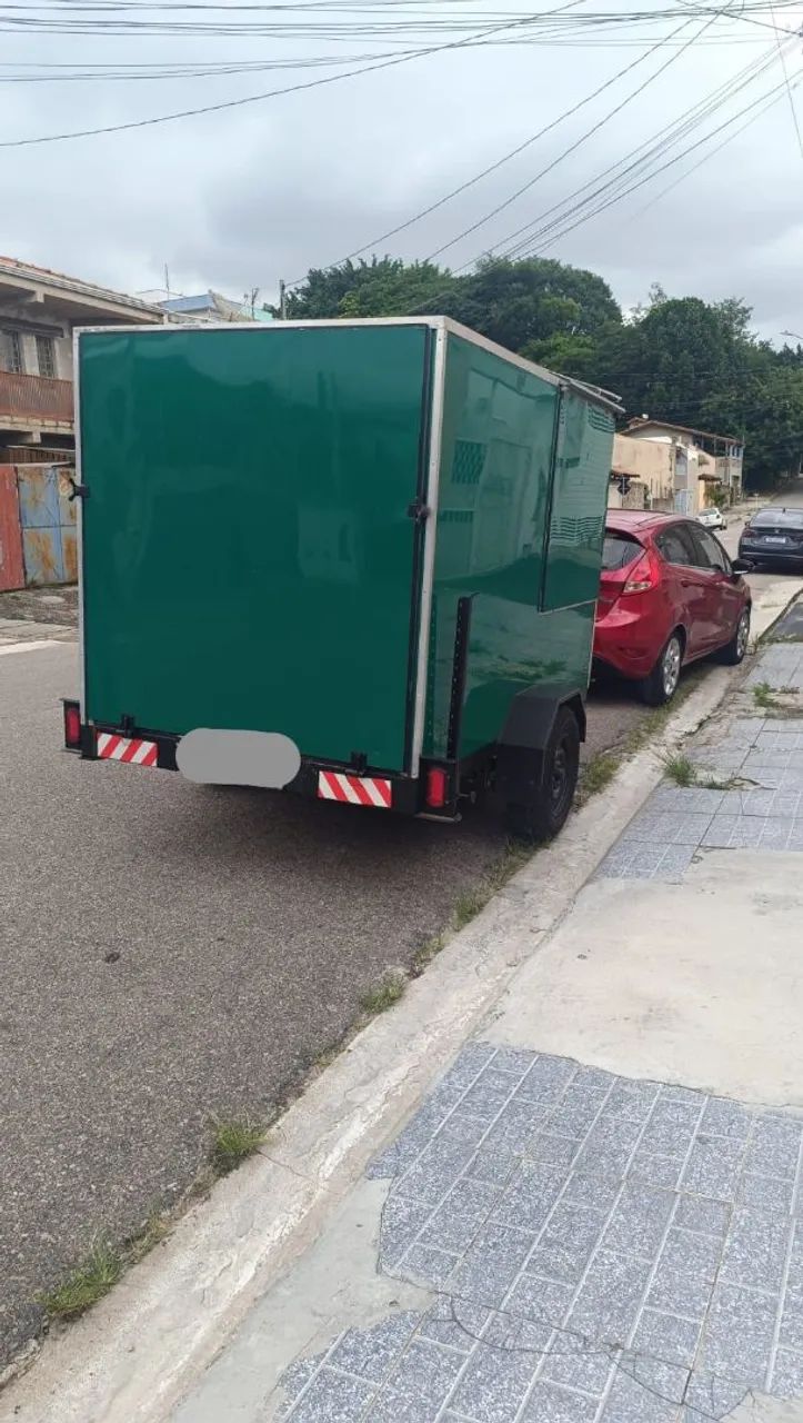 Carreta baú fechada, com rampa reforçada  - Foto 4