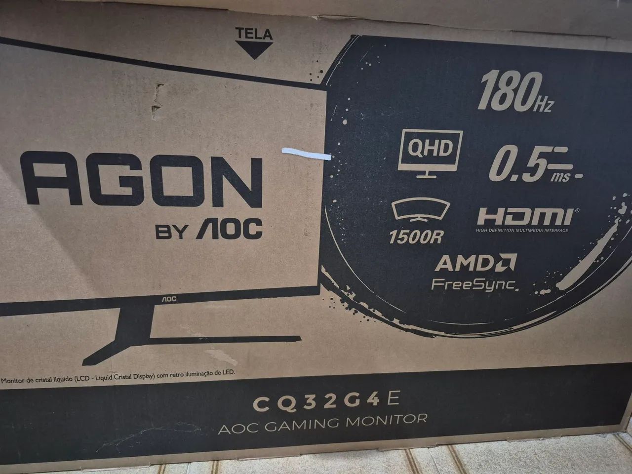 MONITOR AOC 31,5 CURVO 180HZ