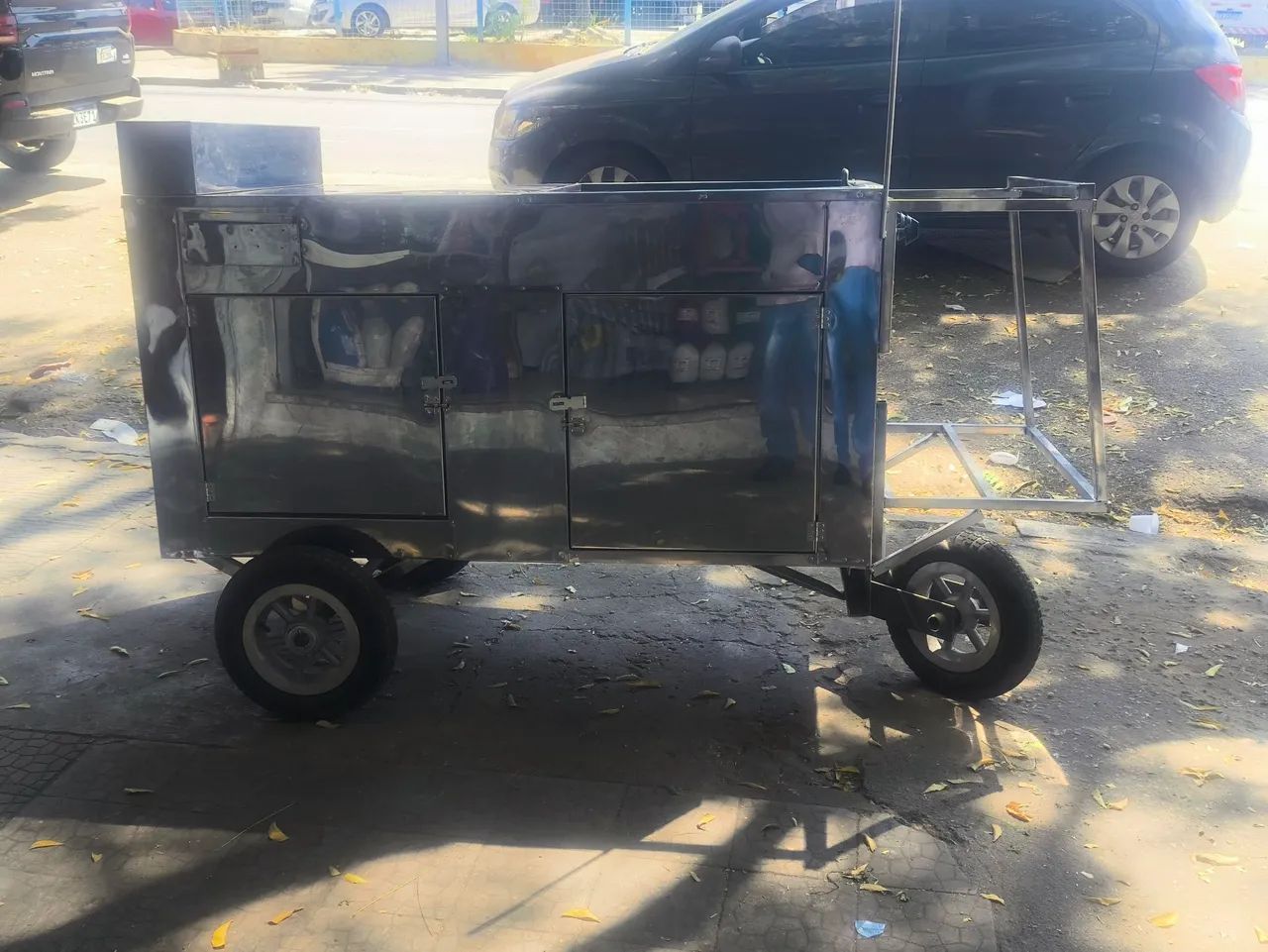 Carrinho de lanche (todo inox) - Foto 5