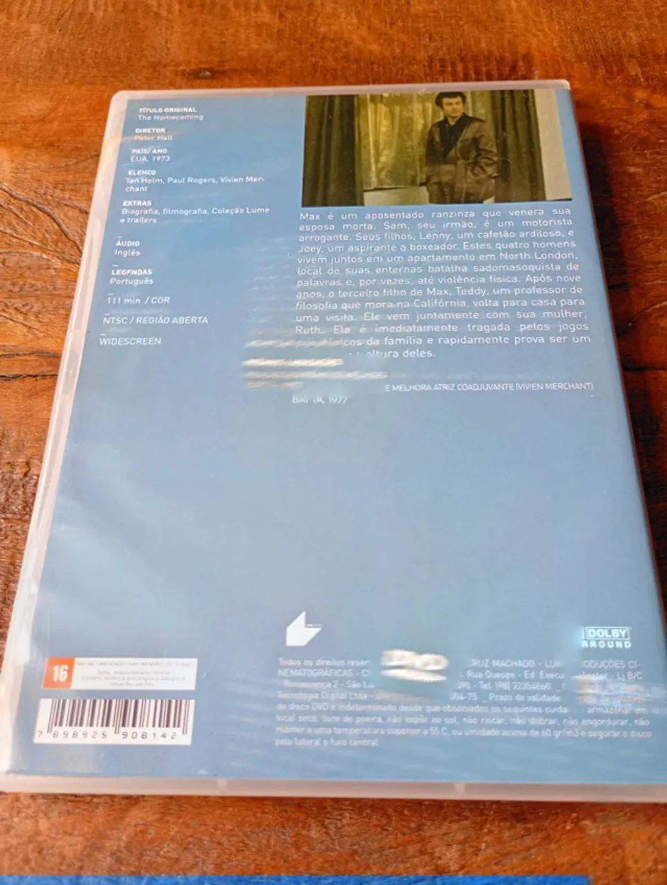 DVD A Volta ao Lar Harold Pinter - Foto 2