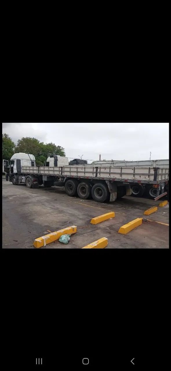 Carreta porta container e grade baixa - Foto 2
