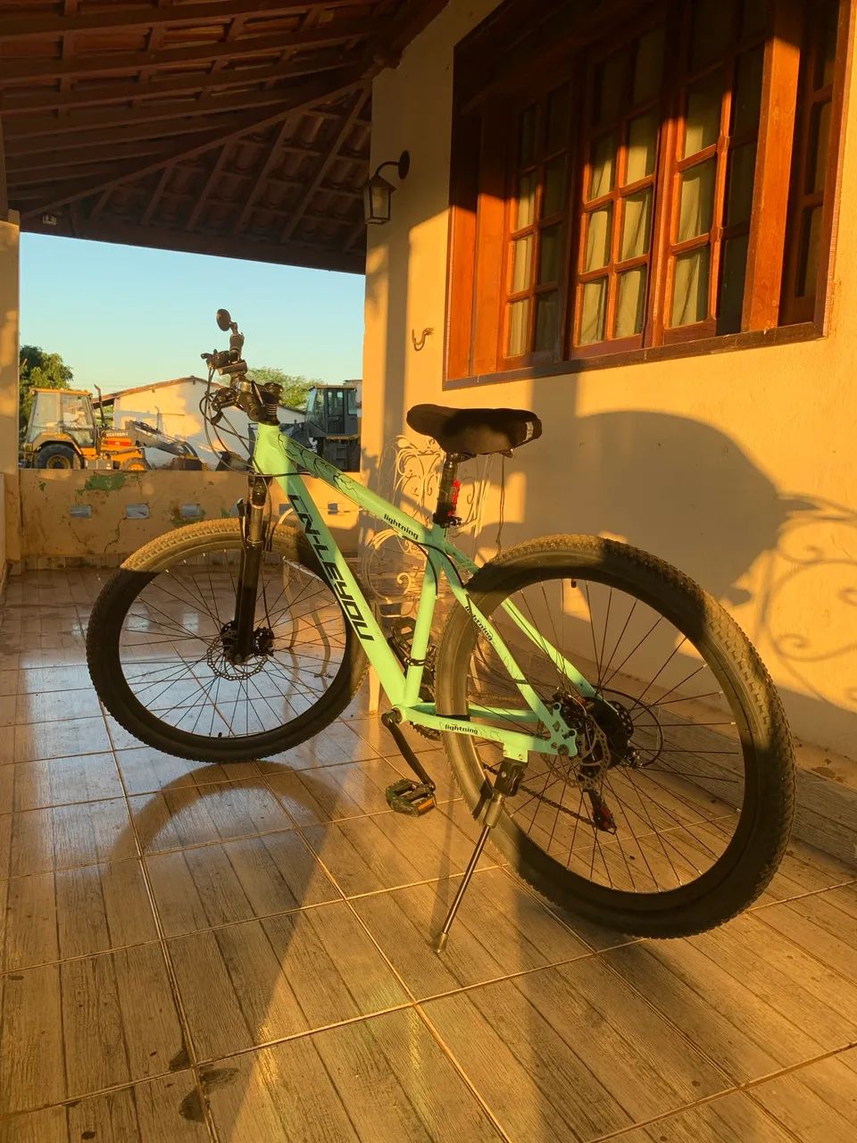 Bike CN-Leyou Lightning (Verde Menta) - Praticamente Nova! - Foto 5