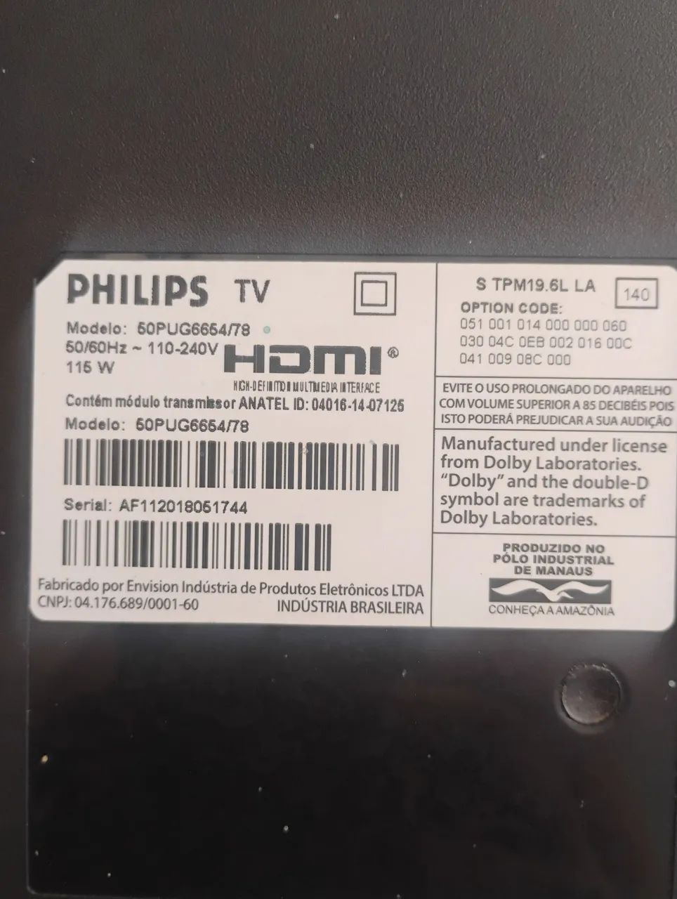 Tv 50 com defeito  - Foto 3