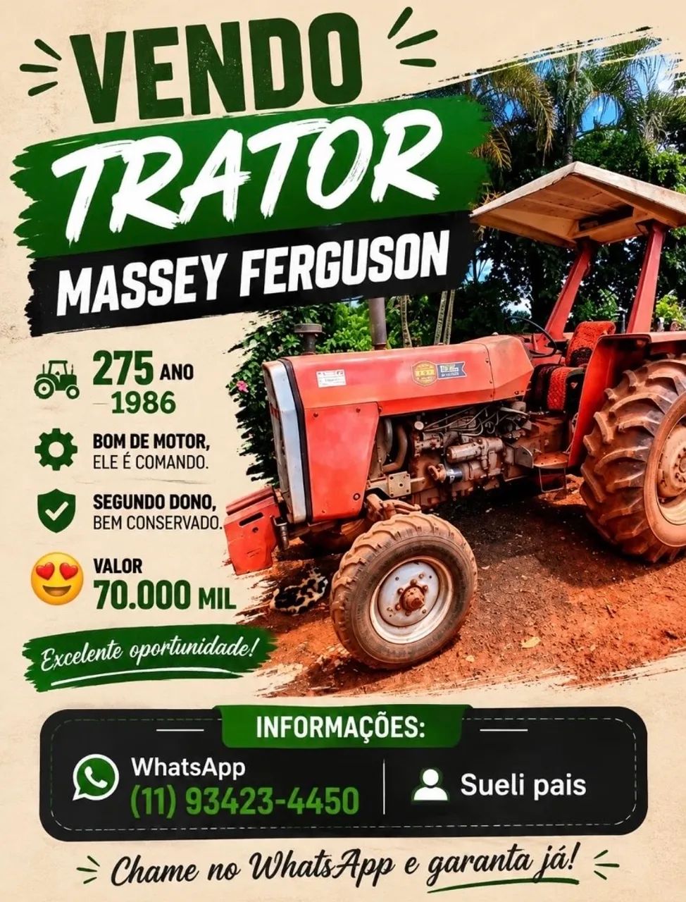 Vendo trator