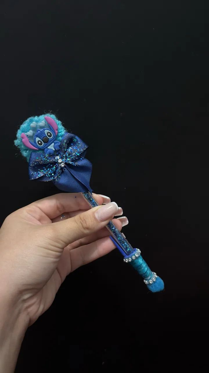 Caneta Decorada - Stitch  - Foto 2