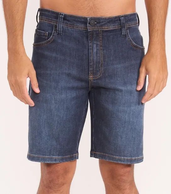 Bermuda Jeans Reta Davi Colcci Tamanho 46 - NOVA - Foto 5
