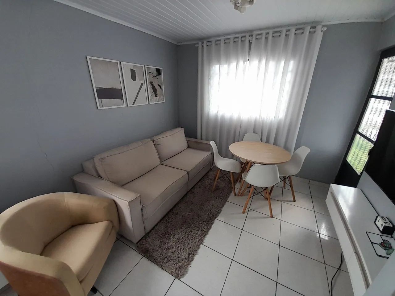 Sofá retrátil 4 lugares 