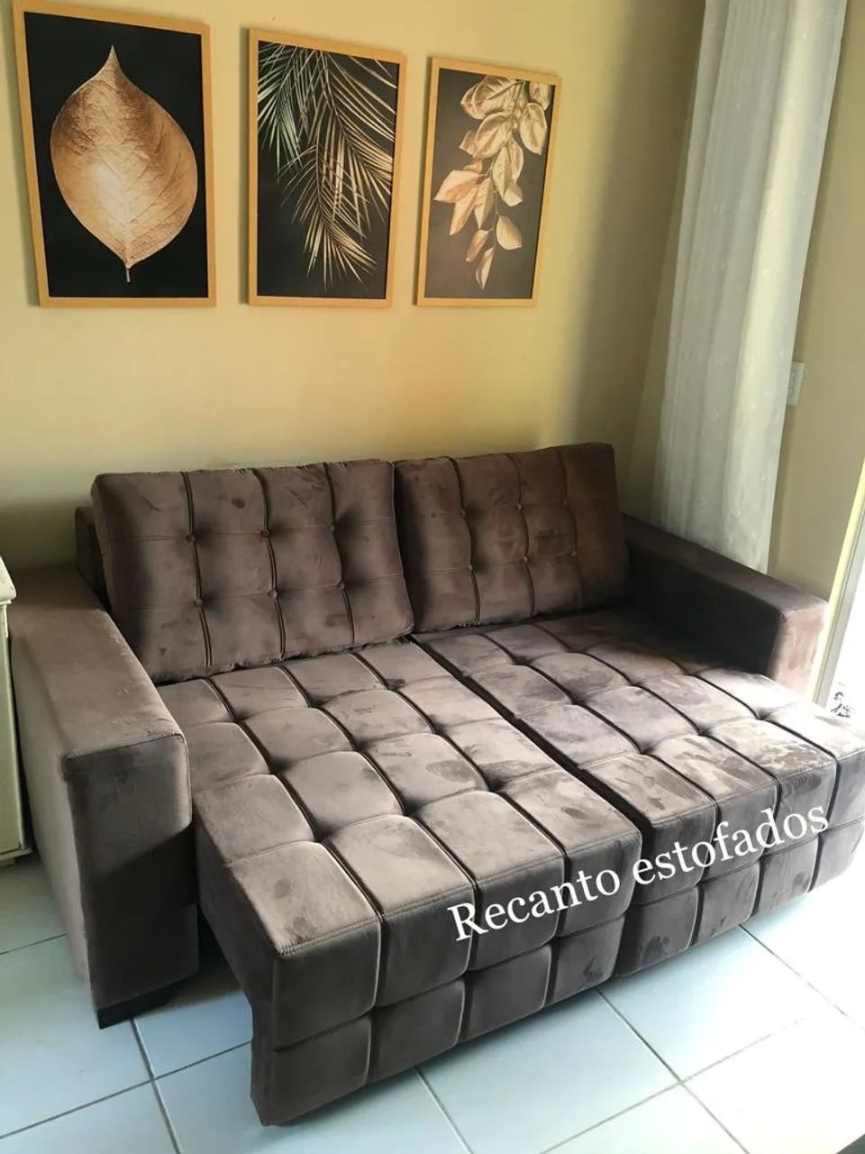 Sofá retrátil da fábrica pronta entrega  - Foto 3