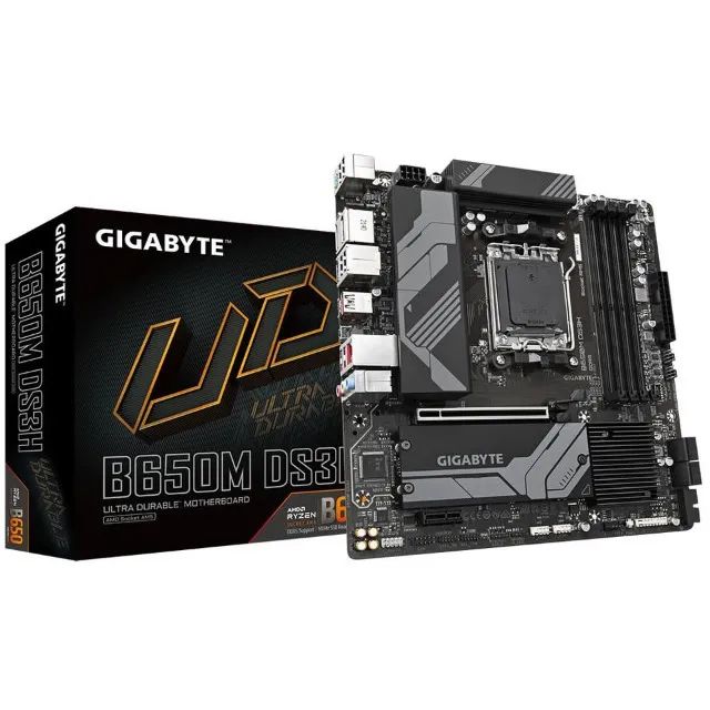 Placa Mãe GigaByte B650M DS3H (rev. 1.0) Ultra Durable