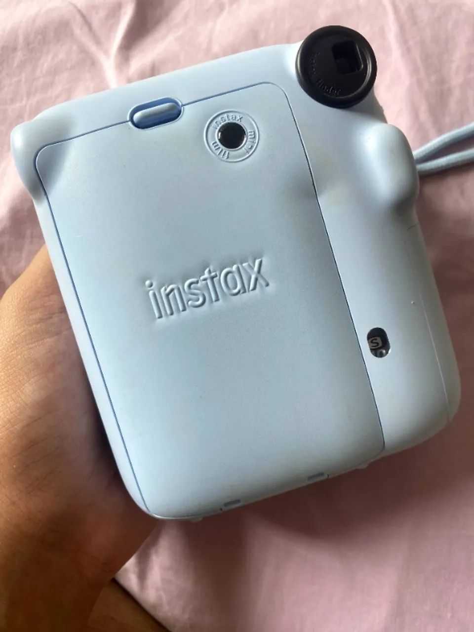 INSTAX MINI 12 AZUL CANDY - PRATICAMENTE NOVA! - Foto 9