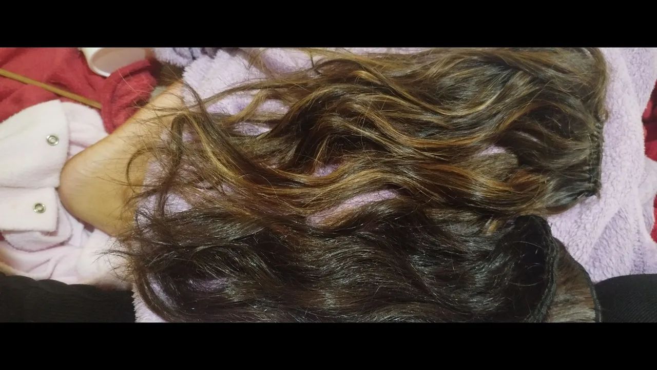 Vendo cabelo humano 7 telas  - Foto 2