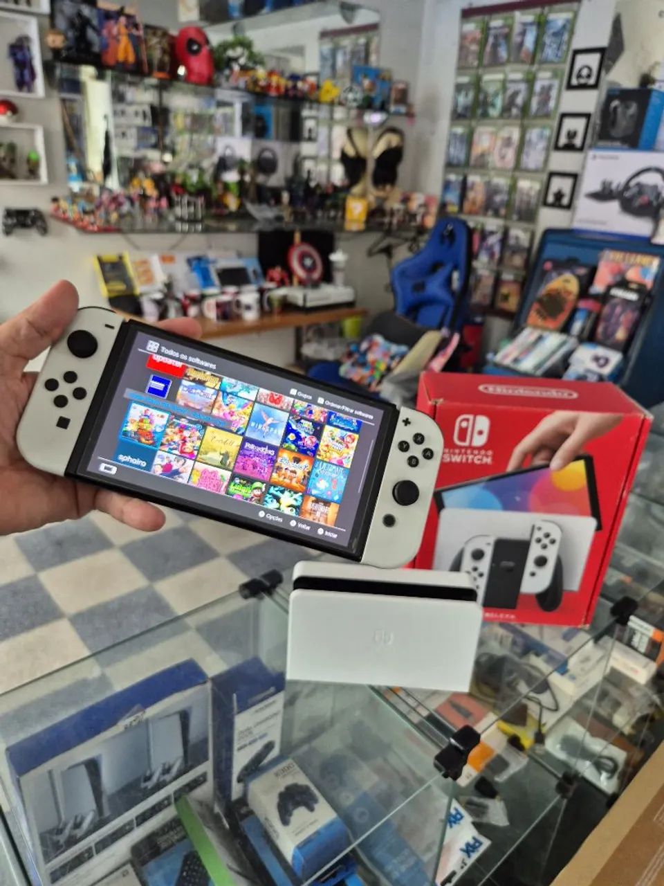 Nintendo Switch OLED Desbloqueado 256GB - Foto 2