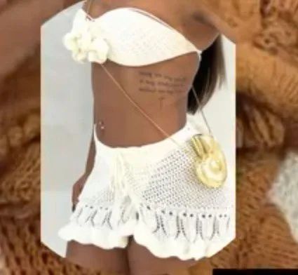 Roupa crochê 