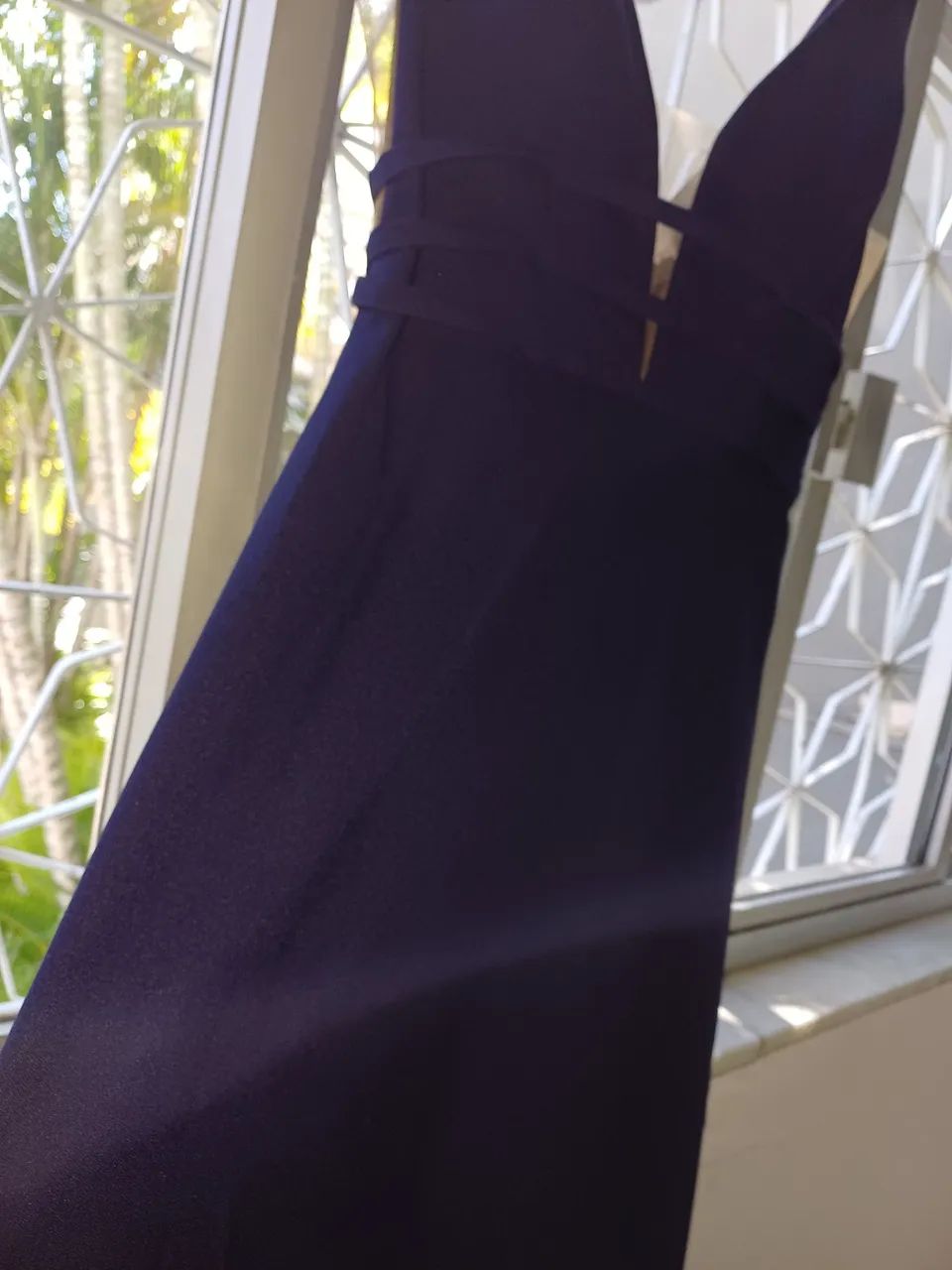 Vestido de festa M azul celeste 